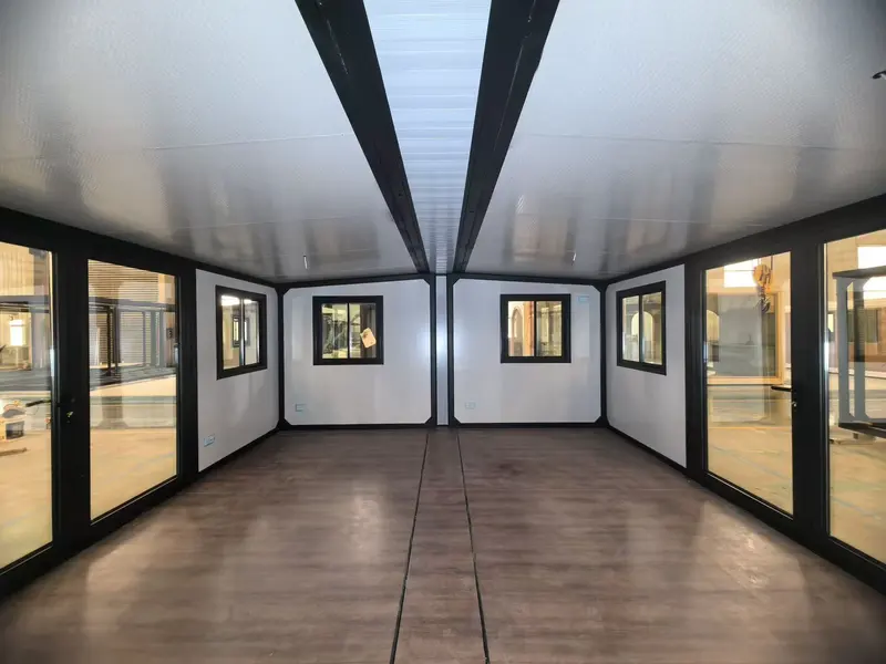 20ft Ultra-Slim (700mm) Double-Wing Folding House view 